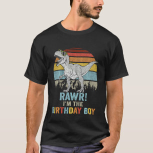 Kids Birthdaysaurus Rex Dino Boys Kids Family Matc T-Shirt