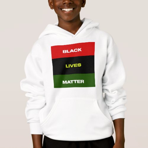 Kids Black Lives Matter Hoodie