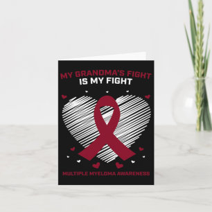 Kids Blood Cancer Support Grandma Multiple Myeloma Card