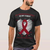 Kids Blood Cancer Support Grandma Multiple Myeloma T-Shirt