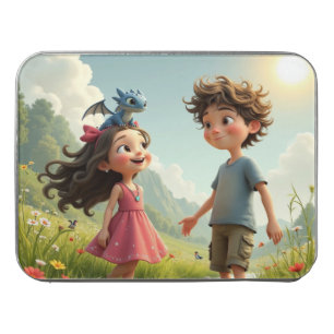 Kids Blue Dragon Jigsaw Puzzle
