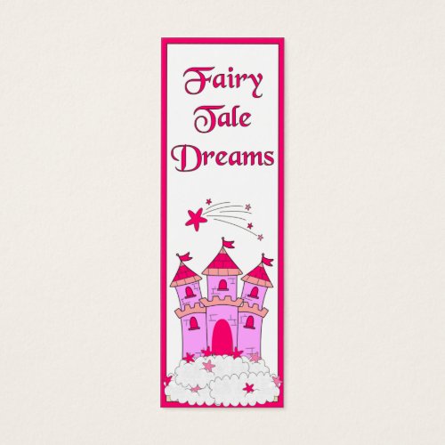 Kid's Bookmark Girls Fairy Tales Business Card Template