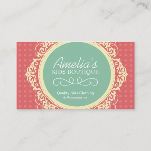 Kids Boutique Business Card Templates