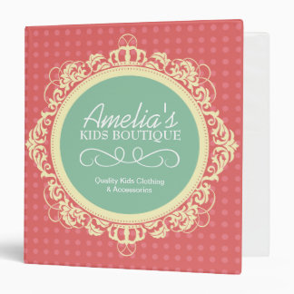Kids Boutique Portfolio Binder