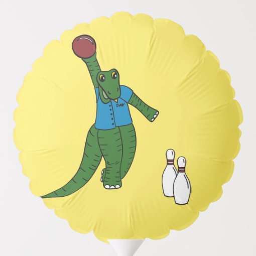 Kids Bowling Alley Birthday Party Balloon Zazzle