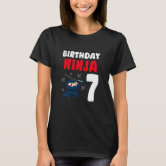 7th Birthday Ninja Kids T-Shirt