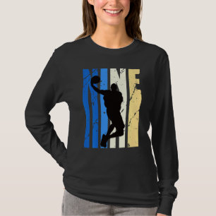 Kids Boys Basketball 9th Birthday For Sports Fans  T-Shirt