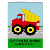 Kids Boys Construction Dumptruck (Front)