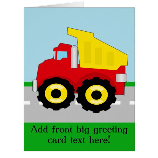 Kids Boys Construction Dumptruck (Front)