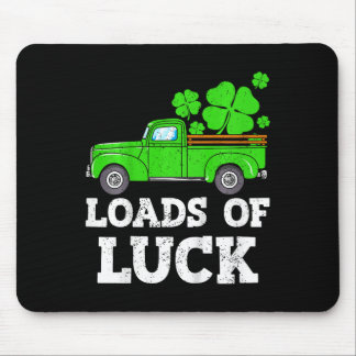 Kids Boys Happy St Patricks Day Vintage Wagon Truc Mouse Pad