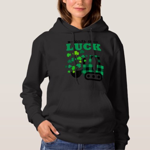 Kids Boys St Patricks Day Funny Truck Loads Of Luc Hoodie