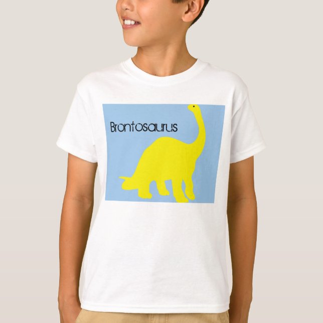 Kid's Brontosaurus T-Shirt (Front)