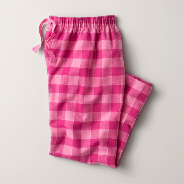 Kids Bubblegum Color Flannel Pajama Pants (Youth)