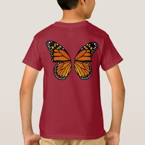 Kids Butterfly T_shirt Cute Butterfly Fearies Tee