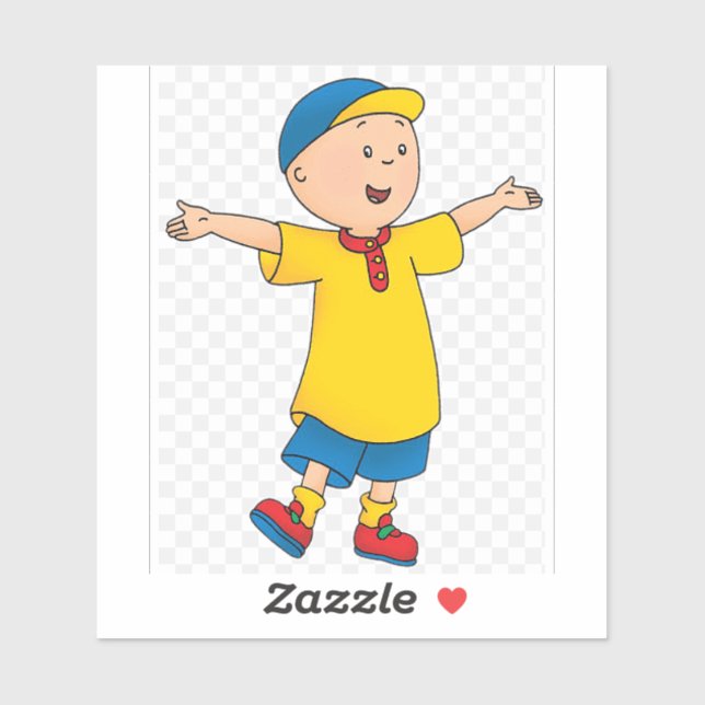 Kids Caillou 's Kitchen, enfant Sticker  (Sheet)