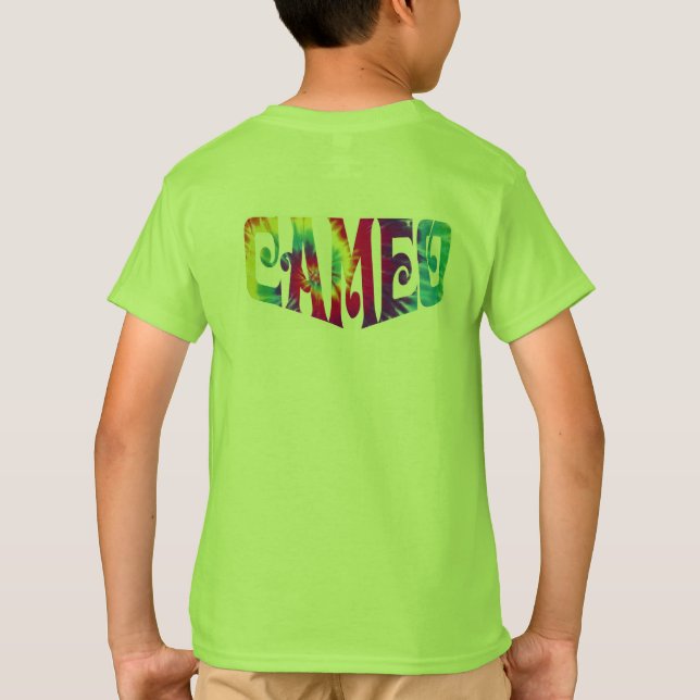 Kids Cameo t-shirt with Tie-dye Logo (Back)