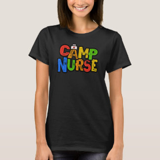Kids Camp Nurse 2022 Health Care Camping Medical C T-Shirt