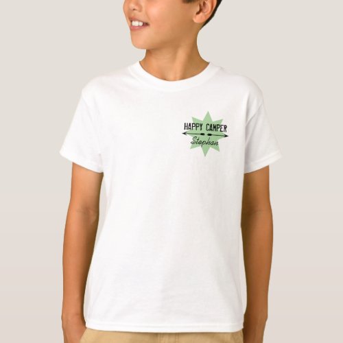 Kids Camp T_Shirt Autograph Bear Personalize