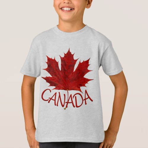 Kids Canada Flag Sweatshirt Maple Leaf Kids Shir T_Shirt
