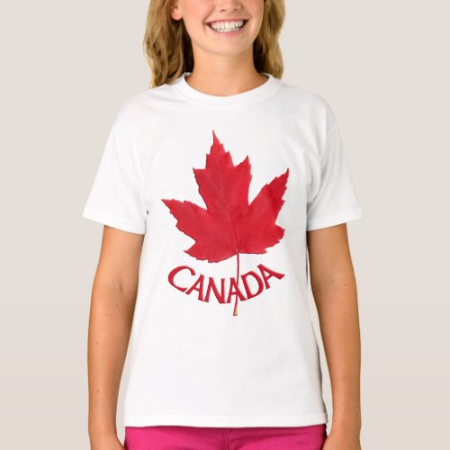 Kids Canada Flag Sweatshirt Maple Leaf Kids Shir T_Shirt