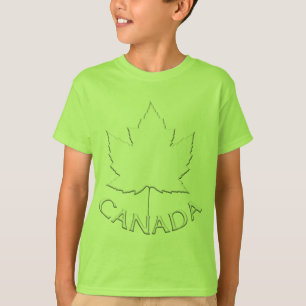 Kid's Canada Flag Sweatshirt Maple Leaf Kid's Shir T-Shirt