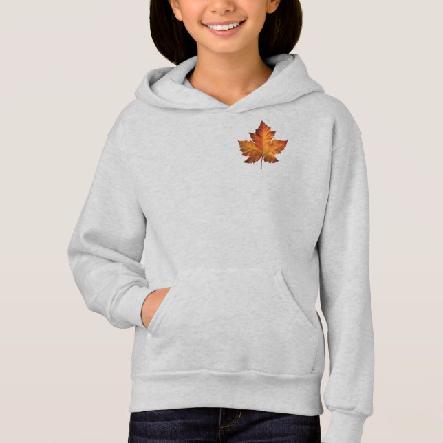 Kid's Canada Hoodie Jacket Kid Canada Sweatshirt (Front)