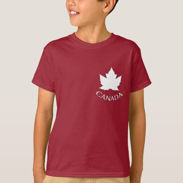 Kid's Canada Jacket Personalize Canada Hoodie T-Shirt (Front)