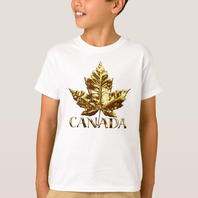 Kid's Canada Shirt Custom Team Canada Kid Shirt (Front)