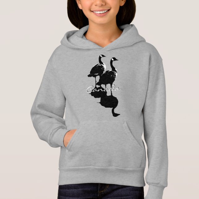 Kid's Canada Sweatshirt Canada Geese Kid's Shirt (Front)