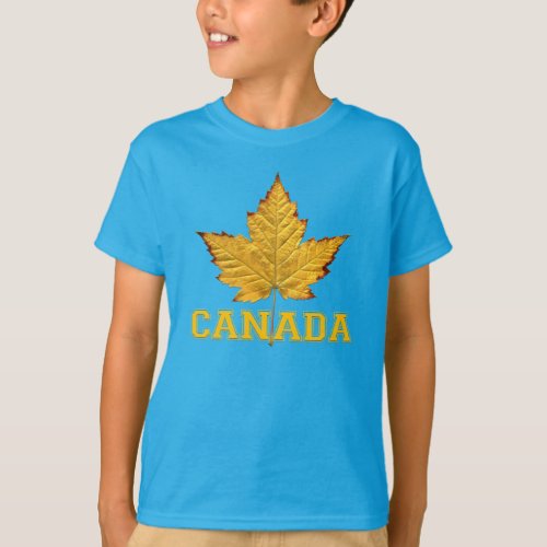 Kids Canada Sweatshirt Maple Leaf Varsity Shirts