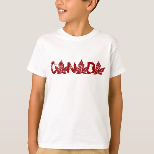 Kids Canada T_shirt Canada Souvenir Kids Shirts