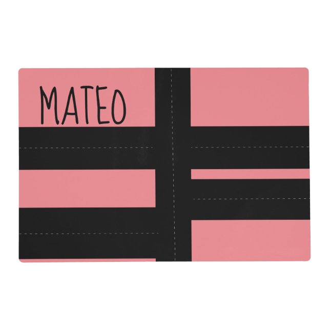 Kids Car Play Time On The Go Simple Placemat (Front)