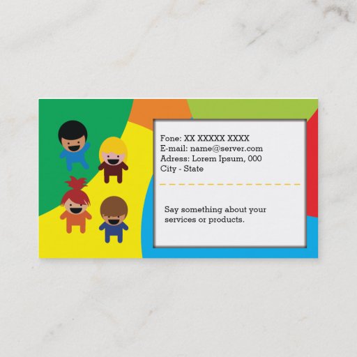 Customizable Kids Card