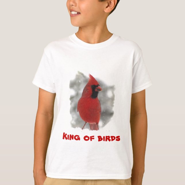 Kids Cardinal - King of birds T-Shirt (Front)