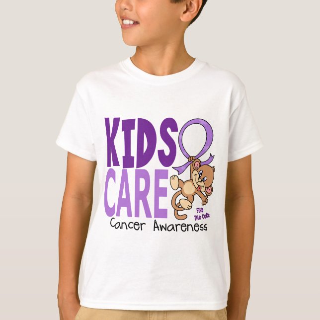 Kids Care 1 Cancer T-Shirt (Front)