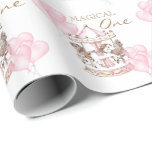 Kid's Carousel Pink Unicorn Girly 1st Birthday Wrapping Paper<br><div class="desc">Magic Carousel 1st Birthday Invitation
These beautiful holiday paper feature colorful unicorns,  magical and entertainment.  Birthday Invitation Template is Kids birthdays are special,  and this invite can help it make a memorable birthday party.</div>