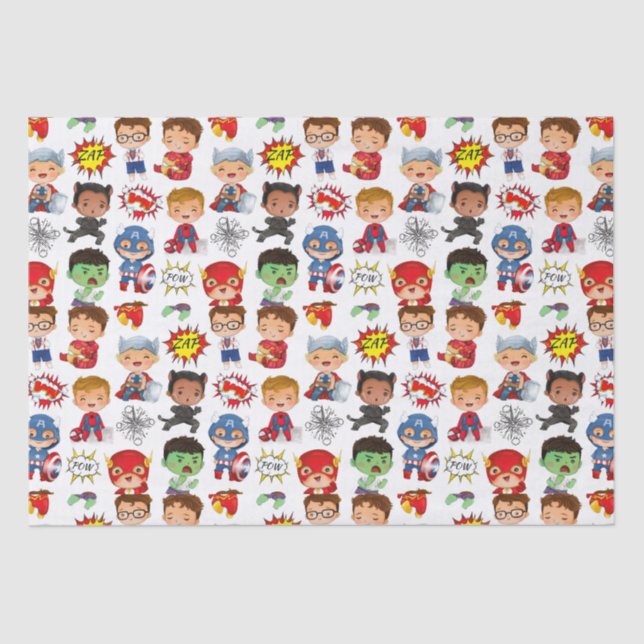 Kids Cartoon Tissue Paper (Front)