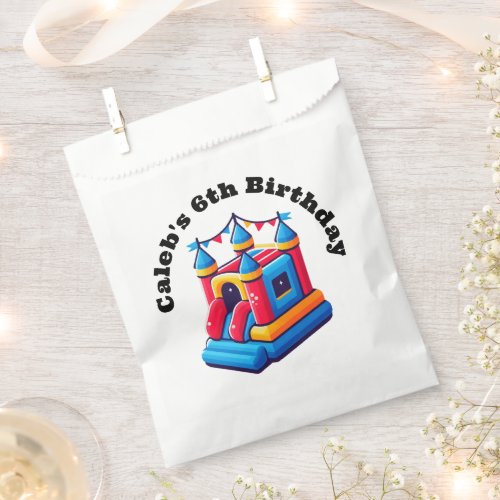 Kids Castle Party Bounce House Birthday Jump Party Favor Bag