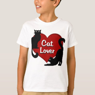 Kid's Cat Lover T-shirt Cat Lover Kid's Shirts