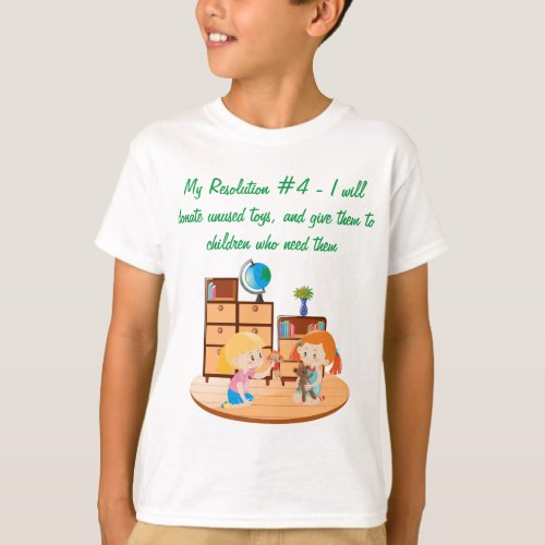 Kids Charity Donate Toys Basic T_Shirt  Giving 