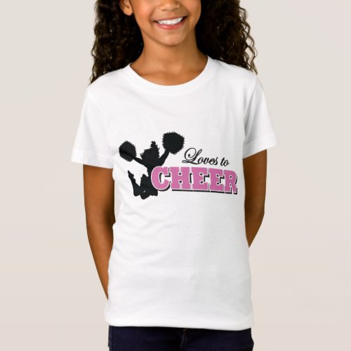 kids cheerleader short sleeve t_shirt