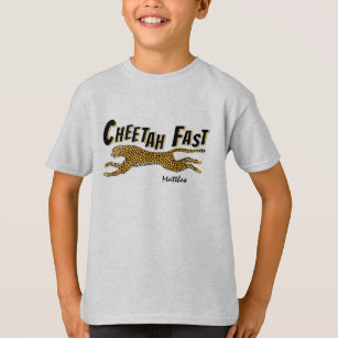Kids Fantasy Cheetah O-Neck T Shirts for Fashion Children Boys Girls Long Sleeve Tee Shirt 