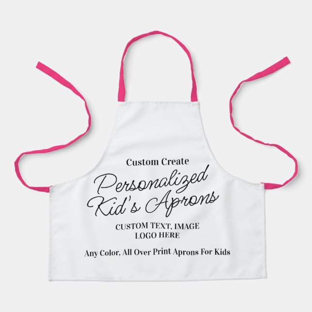 Kids Chef Apron - Create Your Own Custom Print (Front)