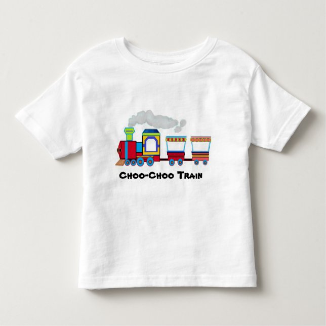 Kid's Choo-Choo Train Toddler T-shirt (Front)