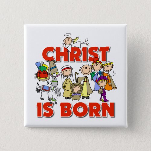 Kids Christian Christmas Gift Button