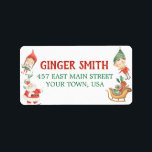 Kids Christmas Address Label<br><div class="desc">Kids Christmas Party Sticker</div>