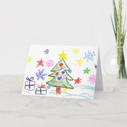 Kids Christmas Card for them to give to anyone