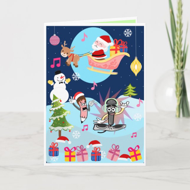 Kids Christmas Card-Interactive Card (Front)