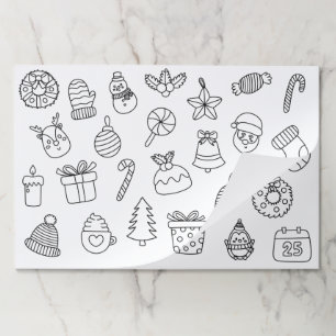 Kids Christmas Coloring Activity Pad – 25 Tearaway