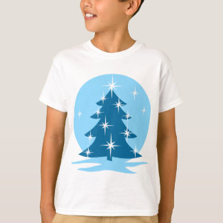 Kid's Christmas T-shirt Blue Holiday Classic Tee